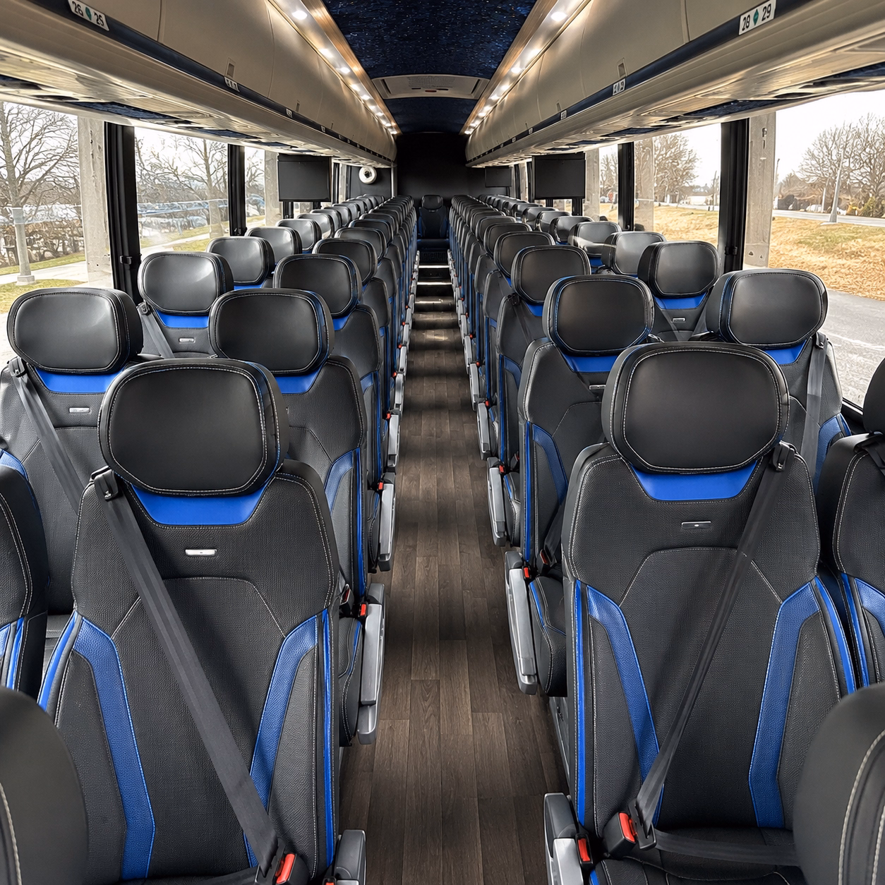 highland employee transportation onboard seating