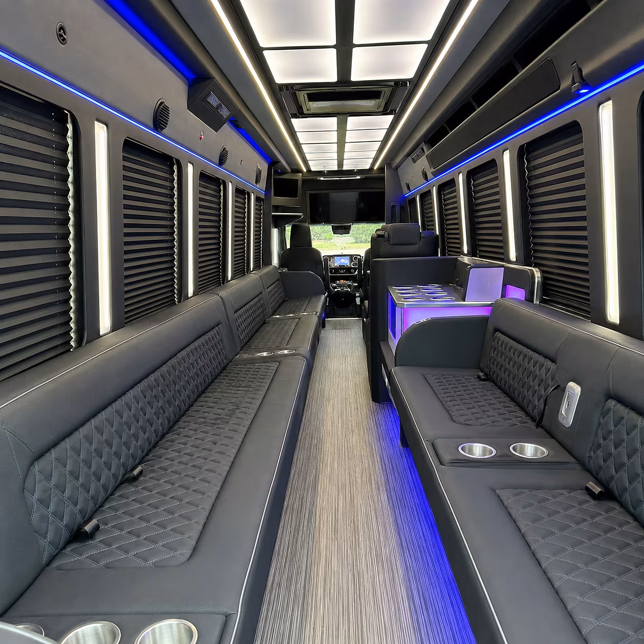 highland party bus rentals inside